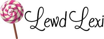 Lewd Lexi Logo, Black, Horizontal