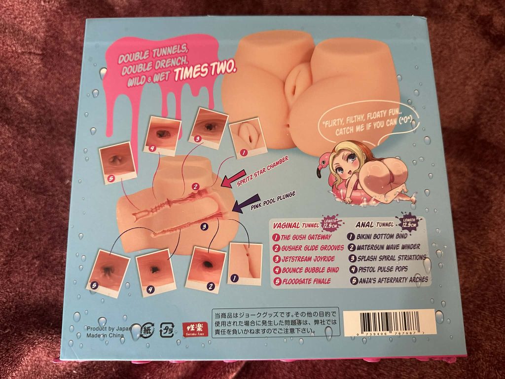 Anja Amelia Wild And Wet - Back Of Box Rotated